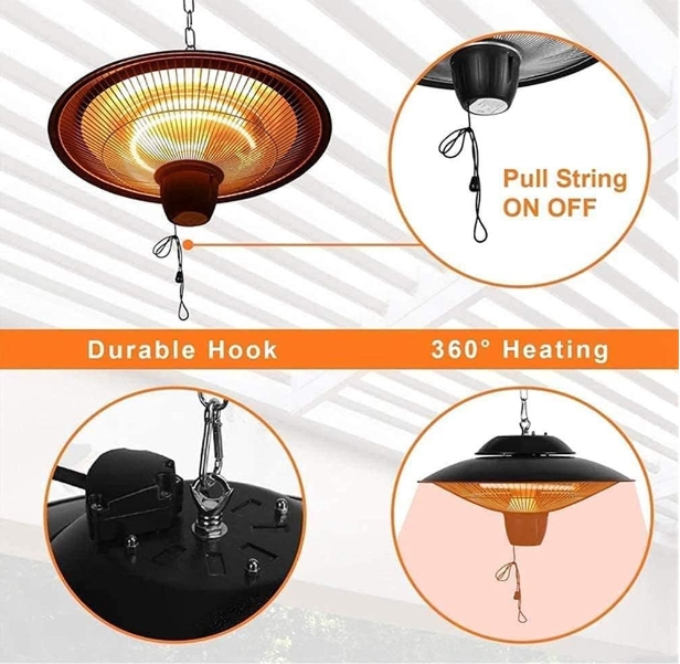 Basement electric heater